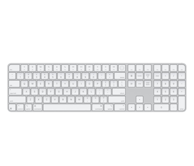 APPLE Magic Keyboard Touch ID pole numeryczne US biały MXK73LB/A - 1292724 - zdjęcie